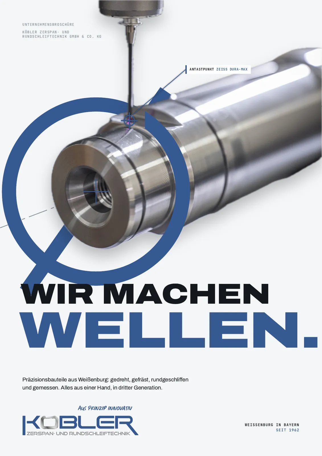 Köbler CNC · Broschüre Seite 1