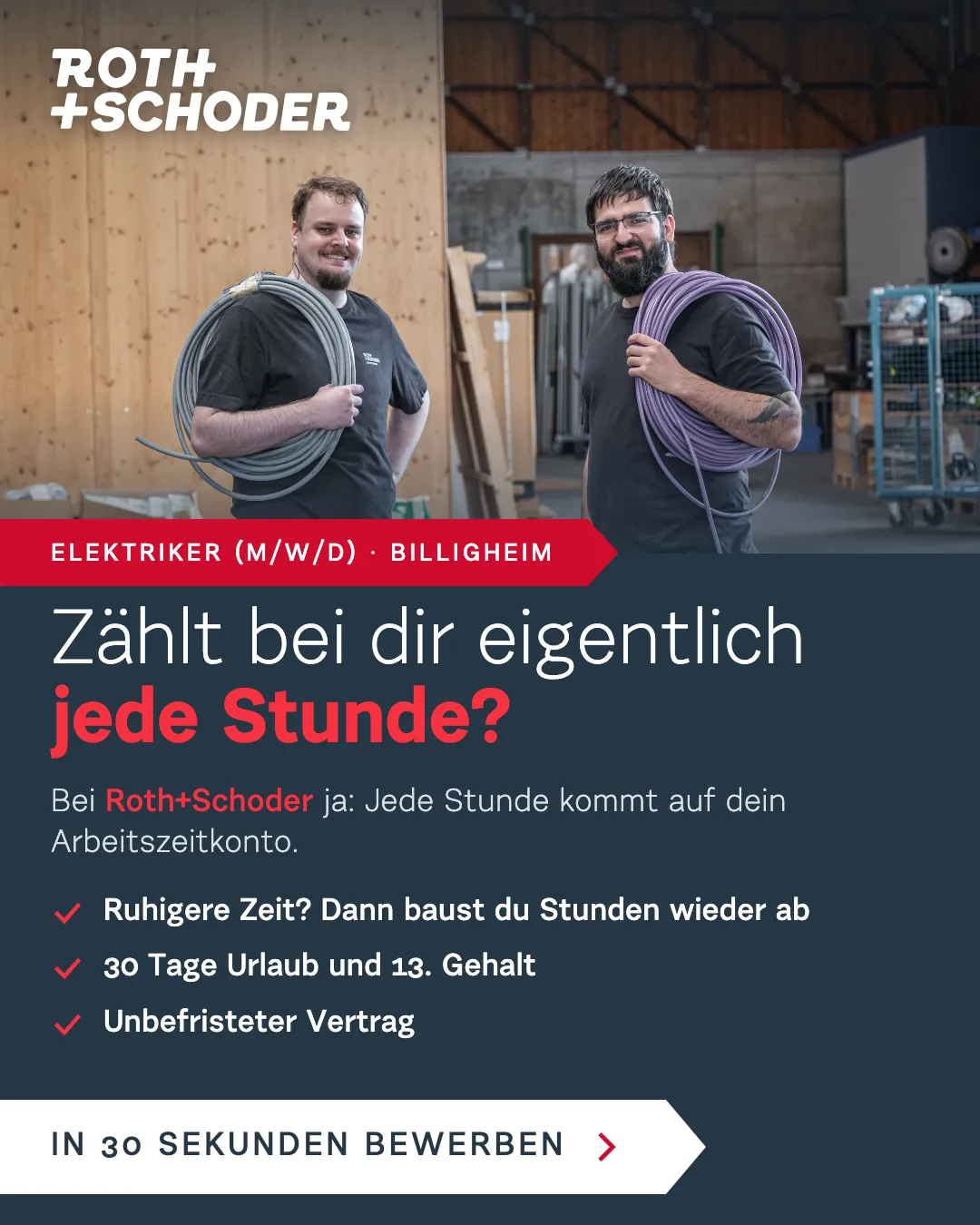 Anzeige 03: Arbeitszeit