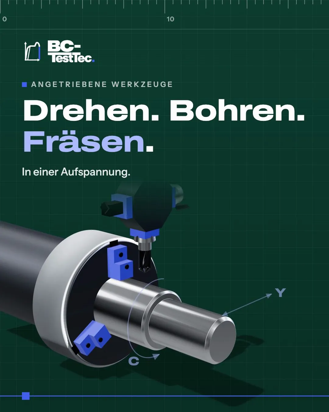 Karussell: Drehmaschine Fräst