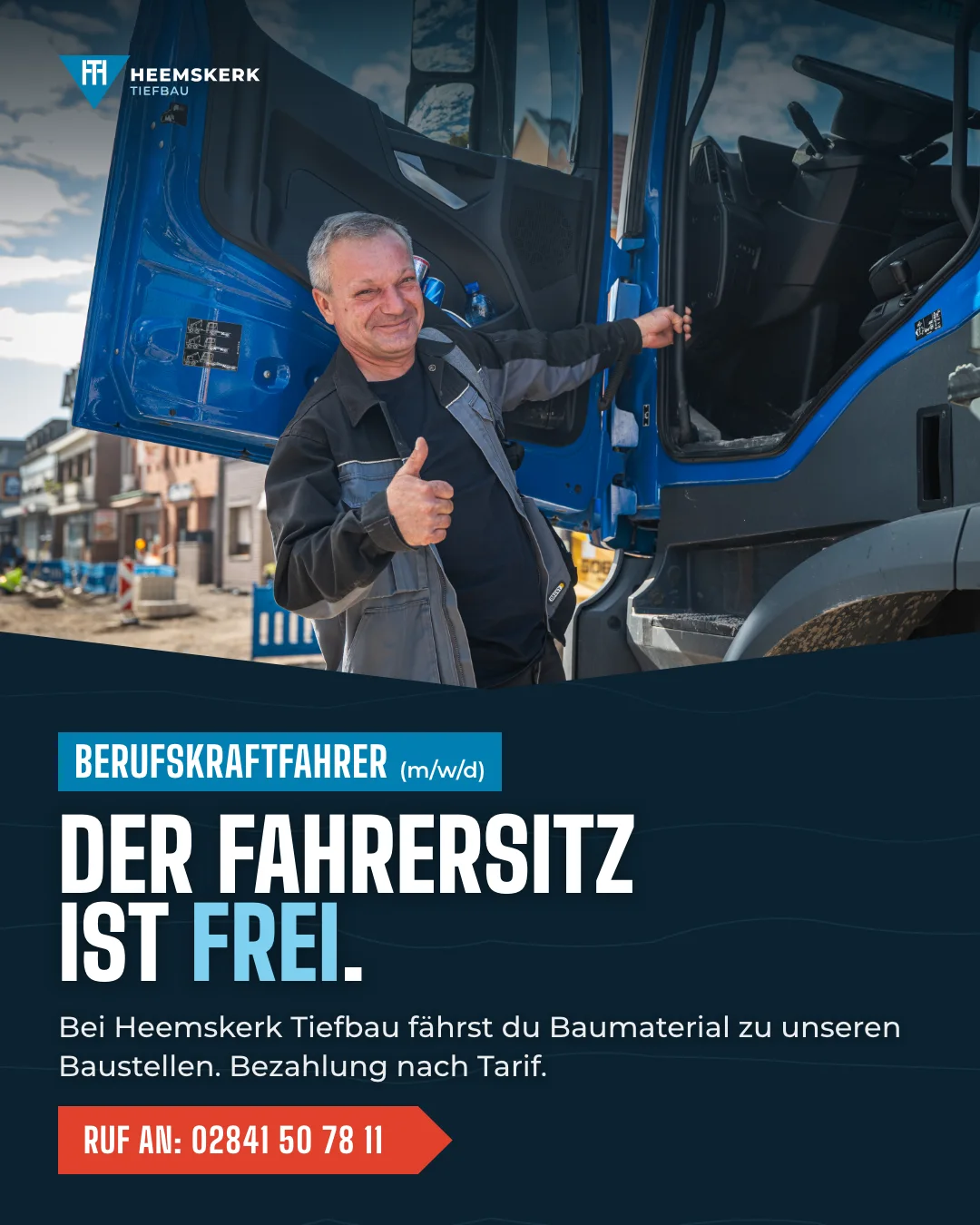 Anzeige: Fahrersitz