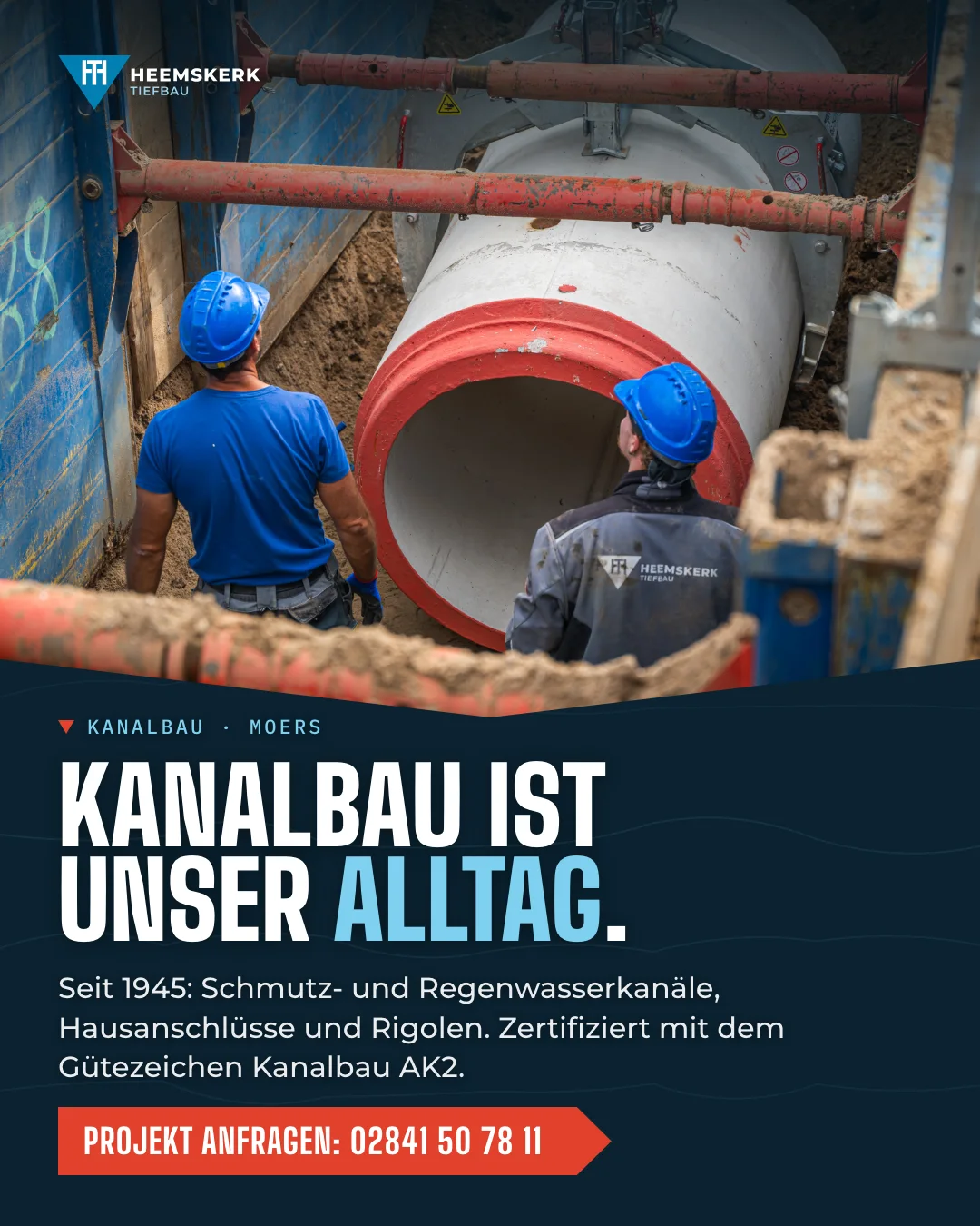 Anzeige: Kanalbau