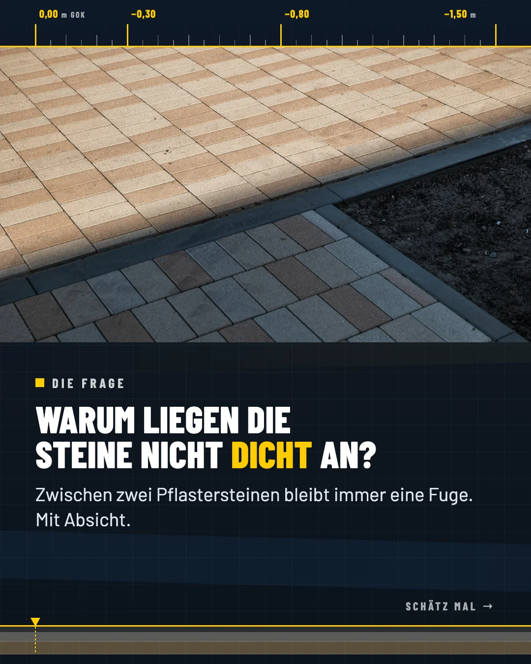 Karussell: So entsteht eine Pflasterfläche